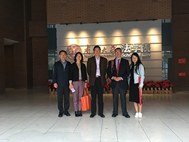 Professor Karl Okamoto and Finance Director Zhiying Feng at Nankai University